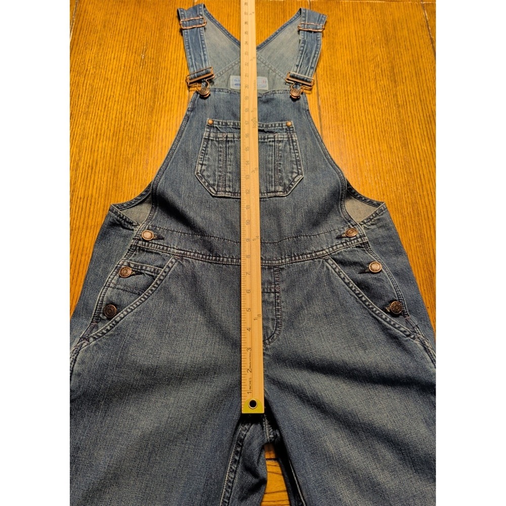 Vintage Old Navy 90s Y2K Blue Denim Overalls Bibs Size Small Jean Carpenter Bib - Picture 14 of 16